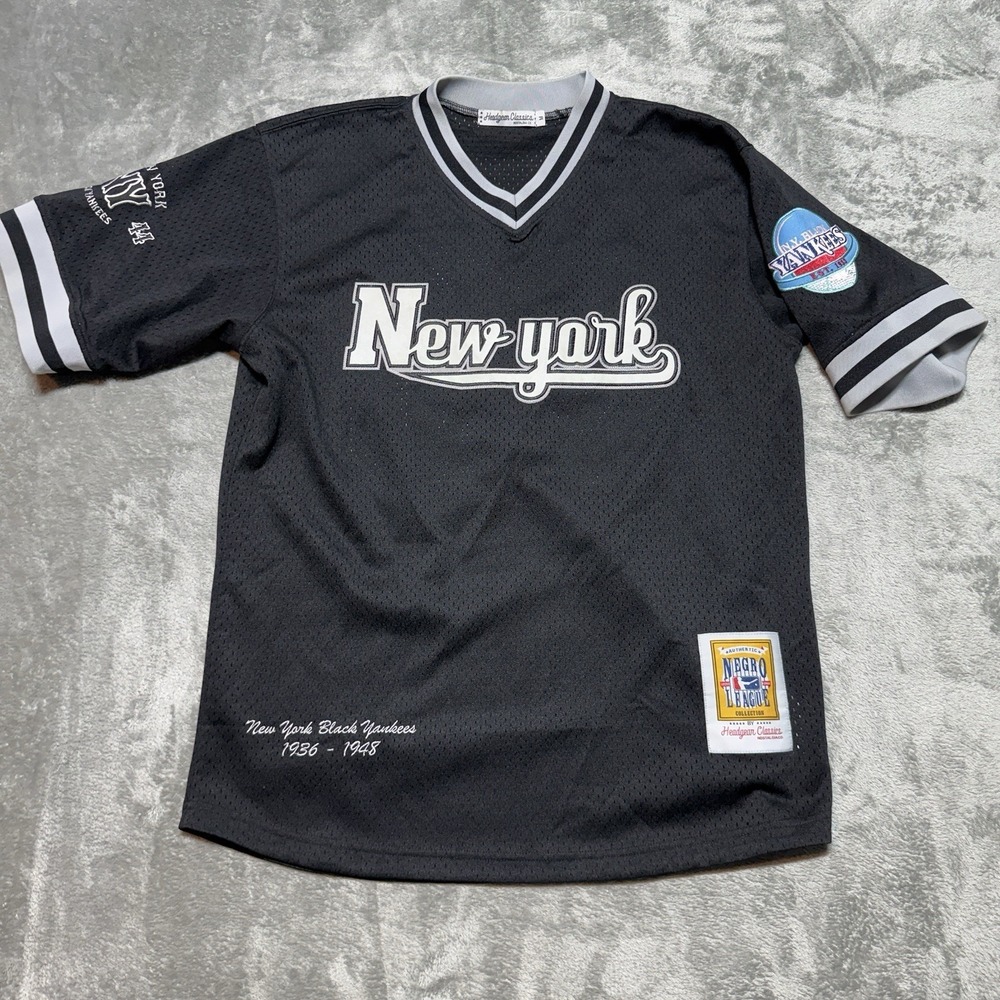 Headgear Classics New York Black Yankees Negro League Jersey Stitched Men's M